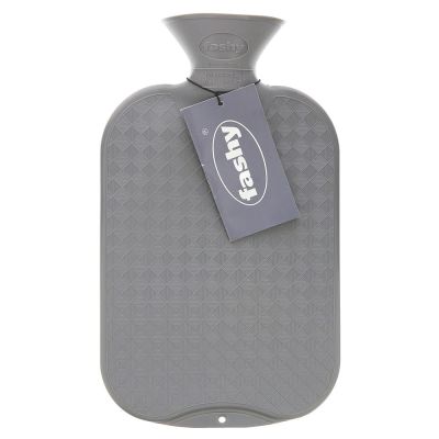 FASHY Wärmflasche glatt anthrazit 6420 21