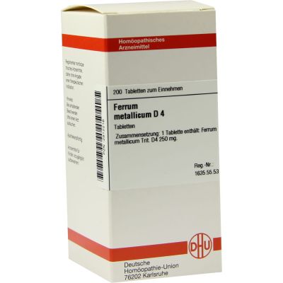 FERRUM METALLICUM D 4 Tabletten