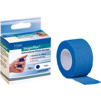 FINGERFLEX 2,5 cmx4,5 m blau latexfrei