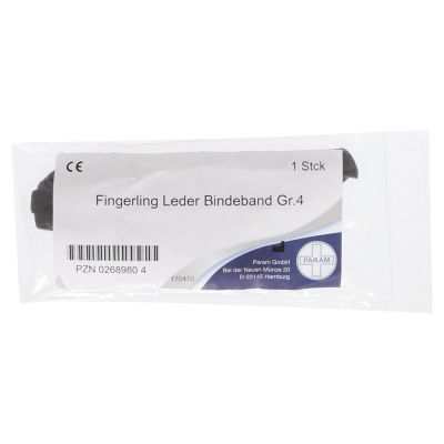 FINGERLING Leder Gr.4 m.Bindeband