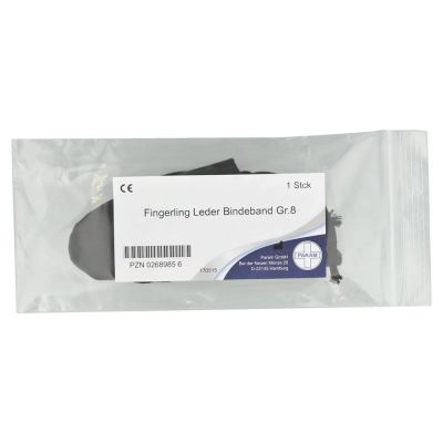 FINGERLING Leder Gr.8 m.Bindeband