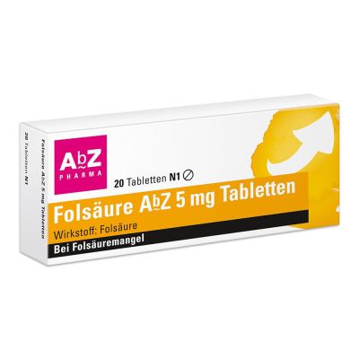 Folsäure AbZ 5mg Tabletten