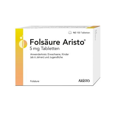 FOLSÄURE ARISTO 5 mg Tabletten