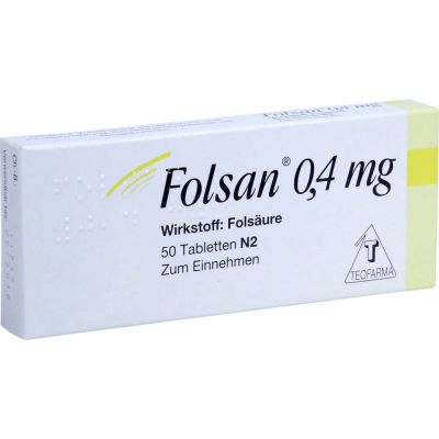 FOLSAN 0,4 mg Tabletten