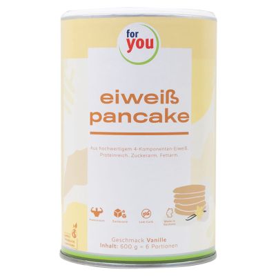 FOR YOU eiweiss pancakes Vanille Pulver