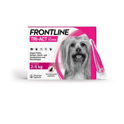 FRONTLINE Tri-Act Lsg.z.Auftropfen f.Hunde 2-5 kg