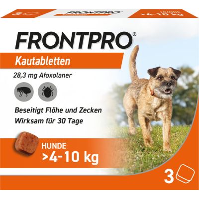 FRONTPRO 28 mg Kautabletten f.Hunde >4-10 kg