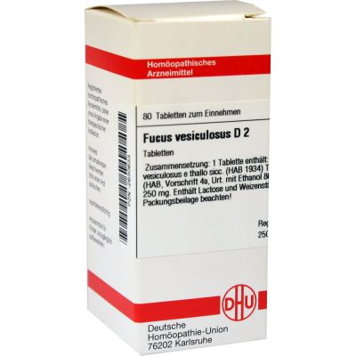 FUCUS VESICULOSUS D 2 Tabletten