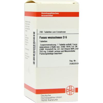 FUCUS VESICULOSUS D 6 Tabletten