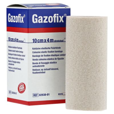 GAZOFIX Fixierbinde kohäsiv 10 cmx4 m