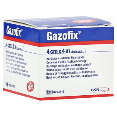 GAZOFIX Fixierbinde kohäsiv 4 cmx4 m