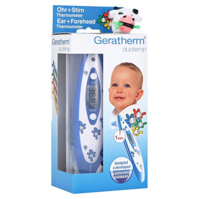 GERATHERM Ohr Stirn Thermometer Duotemp blau