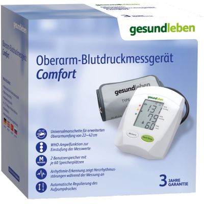 GESUND LEBEN Oberarm-Blutdruckmessgerät Comfort