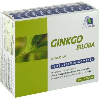 GINKGO 100 mg Kapseln+B1+C+E