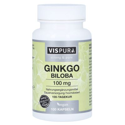 GINKGO BILOBA 100 mg hochdosiert vegan Kapseln