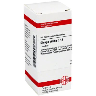 GINKGO BILOBA D 12 Tabletten