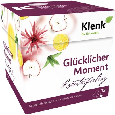 GLÜCKLICHER Moment Tee Pyramidenbeutel