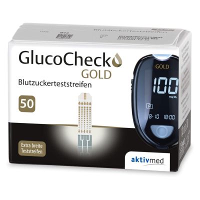 GLUCO CHECK GOLD Blutzuckerteststreifen