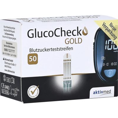 GLUCO CHECK GOLD Blutzuckerteststreifen