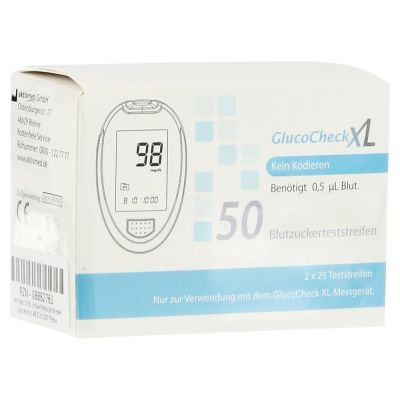 GLUCO CHECK XL Blutzuckerteststreifen