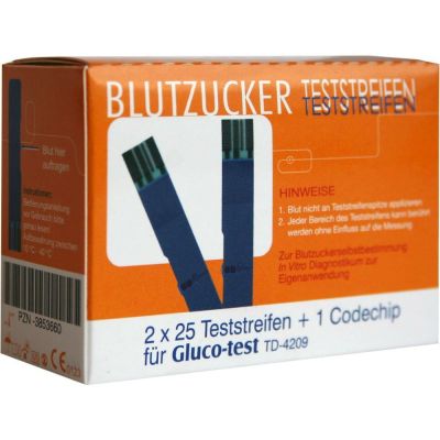 Gluco-test Blutzuckerteststreifen