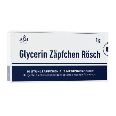 GLYCERIN ZÄPFCHEN Rösch 1 g gegen Verstopfung