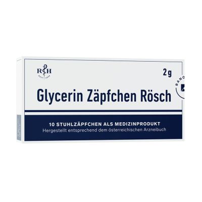 GLYCERIN ZÄPFCHEN Rösch 2 g gegen Verstopfung