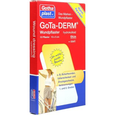 GOTA-DERM thin hydrokoll.Wundpfl.steril 5x10 cm