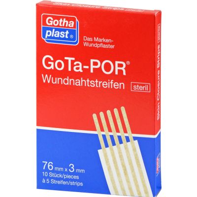 GOTA-POR Wundnahtstreifen 3x76 mm