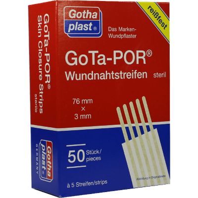 GOTA-POR Wundnahtstreifen 3x76 mm a 5 Streifen