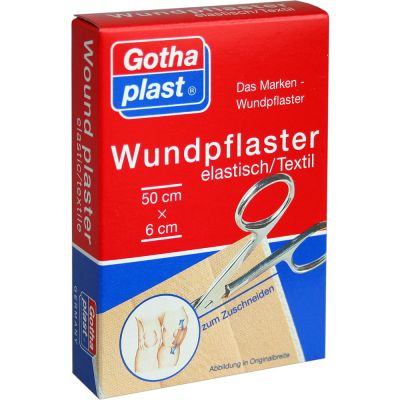 GOTHAPLAST WUNDPFLASTER ELASTISCH 50CMX6CM