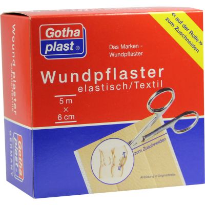 GOTHAPLAST Wundpfl.elast.6 cmx5 m Rolle