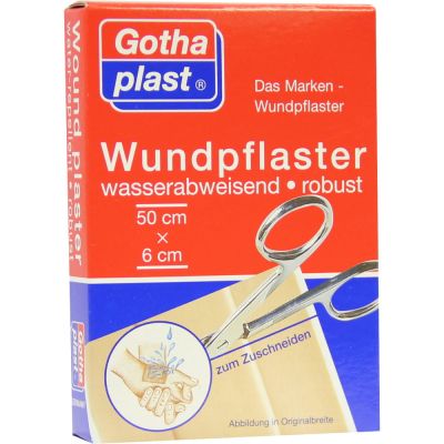 GOTHAPLAST Wundpflaster robust 6x50 cm wasserabweisend