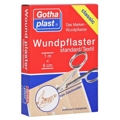 GOTHAPLAST WUNDPFLASTER STANDARD 1MX6CM GESCHNITTE