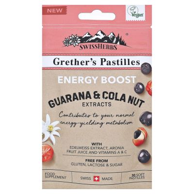 GRETHERS SWISSHERBS Energy Boost Guarana&Cola Nut