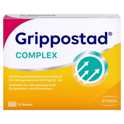 GRIPPOSTAD Complex ASS/Pseudoeph.500/30 mg Orange