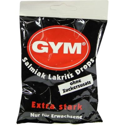 GYM Salmiak Lakritz Drops zuckerfrei