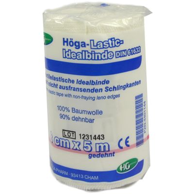 HÖGA-LASTIC Idealbinde 8 cmx5 m m.Cellophan