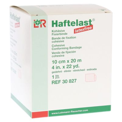 HAFTELAST Fixierb.kohäs.latexfrei 10 cmx20 m creme