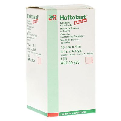 HAFTELAST Fixierb.kohäs.latexfrei 10 cmx4 m creme