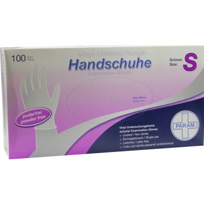 HANDSCHUHE Einmal Vinyl puderfrei S