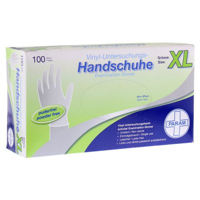 HANDSCHUHE Einmal Vinyl puderfrei XL