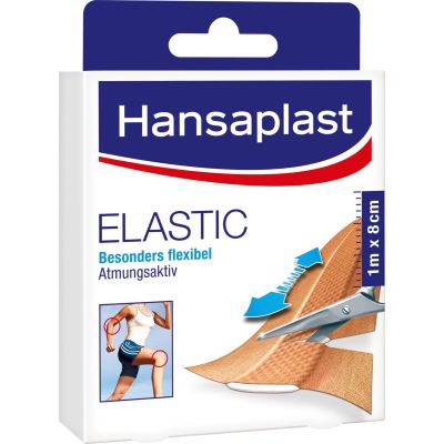 HANSAPLAST Elastic Pflaster 8 cmx1 m