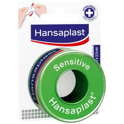 HANSAPLAST Fixierpfl.Sensitive 2,5 cmx5 m