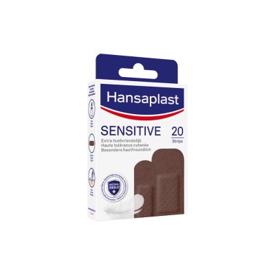 HANSAPLAST Sensitive Pflasterstrips hautton dark