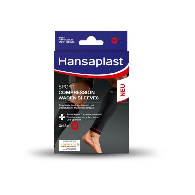 HANSAPLAST Sport Compression Waden-Sleeves Gr.M