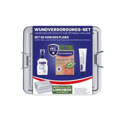 HANSAPLAST Wundversorgungs-Set Green & Protect Box