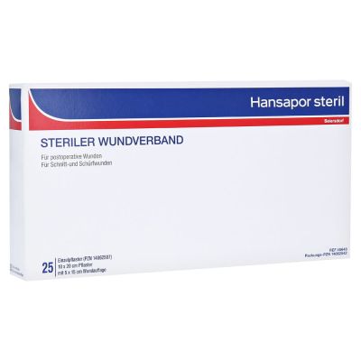 HANSAPOR steril Wundverband 10x20 cm