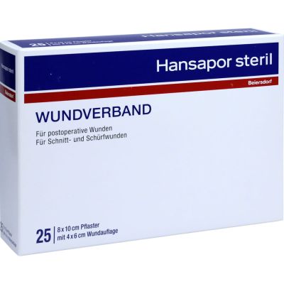 HANSAPOR steril Wundverband 8x10 cm