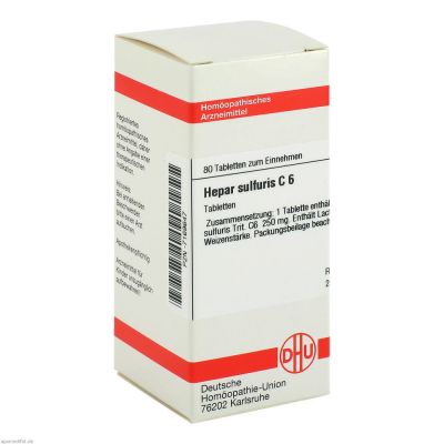 HEPAR SULFURIS C 6 Tabletten